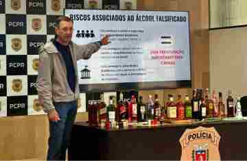  PCPR recebe treinamento para identificar bebidas alcóolicas falsificadas